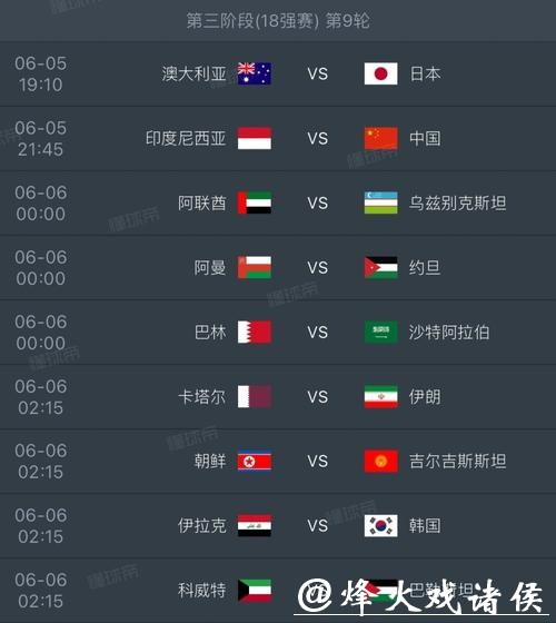 2026年世界杯赛程完整时间表一览